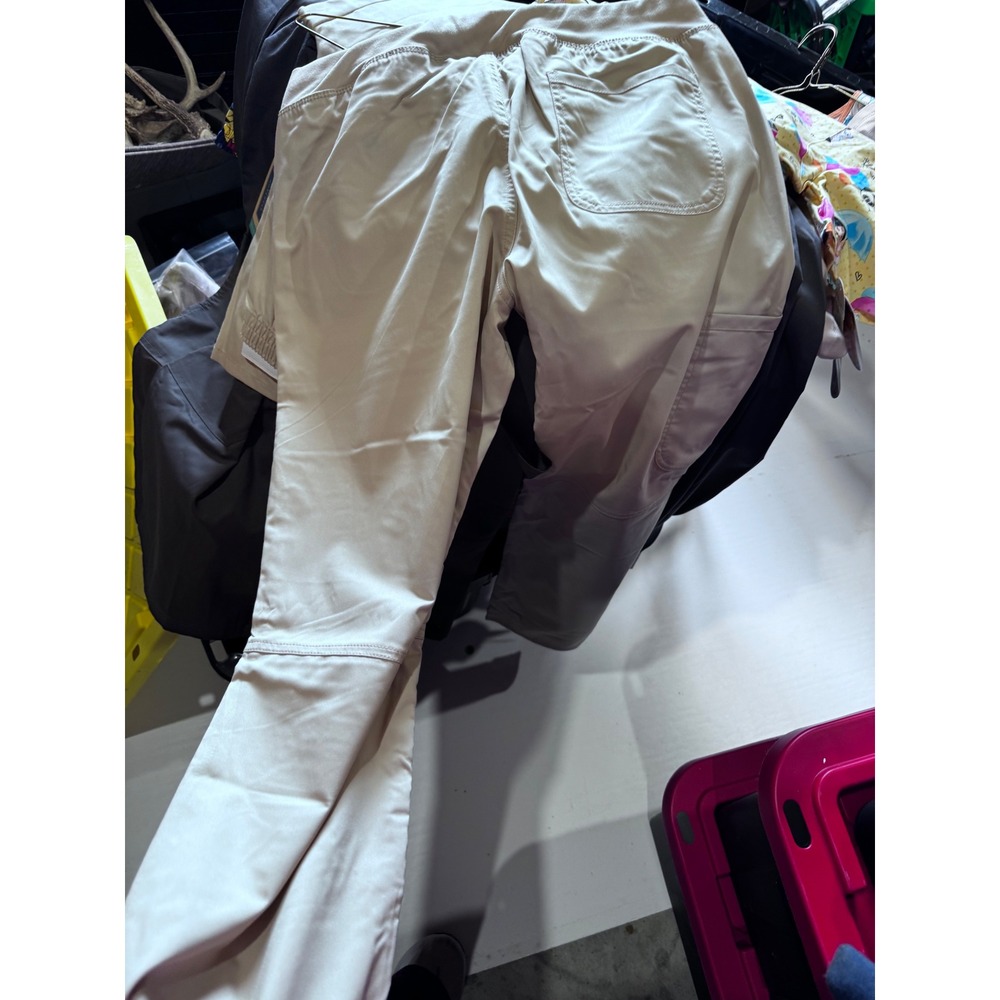 Cherokee Workwear Modern Classic Khaki Scrub Pants WW110 Size M NWT